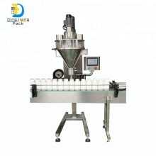 High Accuracy Milk Tea Powder Filling Machine for Plastic Bottles Powder Auger Filler Production Line